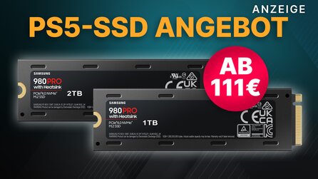 Mehr Spiele für eure PS5: Holt euch die Samsung SSD 980 PRO SSD Heatsink jetzt supergünstig