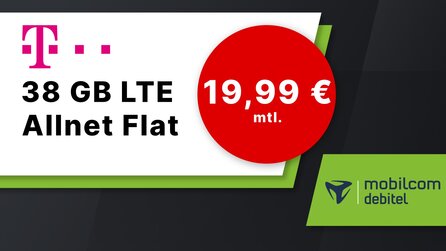 Hammer-Deal: 38 GB Datenvolumen im Telekom-Netz für nur 19,99 Euro! [Anzeige]