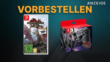 Jetzt Monster Hunter Rise: Sunbreak + speziellen Pro-Controller vorbestellen