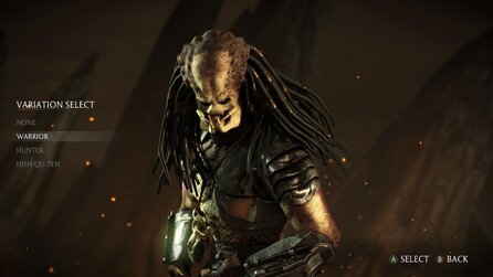 Mortal Kombat X - Finisher und Kostüm-Variationen des Predators