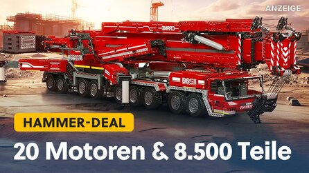 Kein LEGO-Set hat mich je so beeindruckt wie dieser Kran mit 20 (!!!) Elektromotoren!