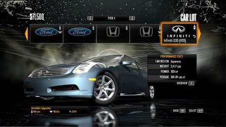 Need for Speed: Shift - Die Autos im Überblick