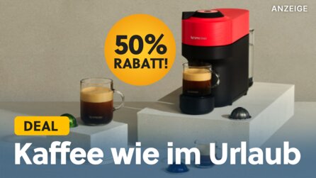 Nespresso-Kaffeemaschinen für kurze Zeit zum halben Preis: Das sind die besten Angebote von DeLonghi und Co. bei MediaMarkt