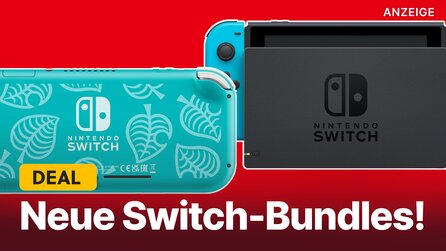 Teaserbild für Neue Switch-Bundles: Ab jetzt gibt’s ein AAA-Spiel + 12 Monate Nintendo Switch Online zur Konsole dazu!