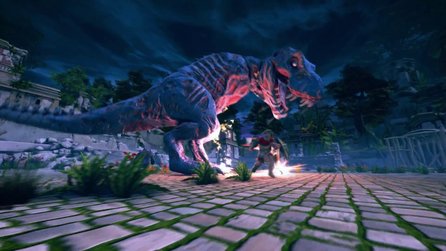 Neverwinter - Launch-Trailer zum Inhaltsupdate »Lost City of Omu« mit untotem T-Rex
