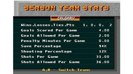 NHL 95 Sega Mega Drive