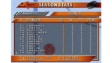 NHL 96 Sega Mega Drive