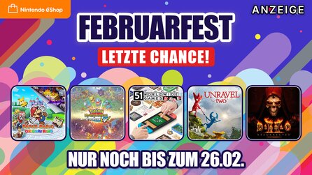 Letzte Chance: Jetzt 1500 günstige Spiele für Nintendo Switch im Februarfest sichern!