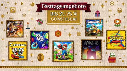 Nintendo Switch – Festtagsangebote: Bis zu 75% Rabatt auf viele Spiele sichern [Anzeige]