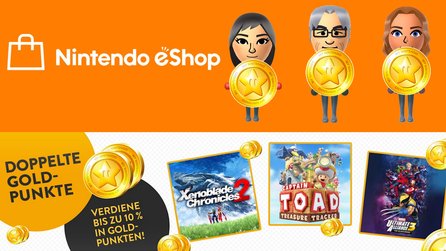Nintendo eShop – Jetzt doppelte Goldpunkte beim Spielekauf sichern [Anzeige]