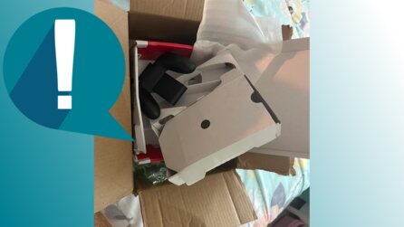 Nintendo-Fan bestellt online eine Switch 2 - Konsole kommt endlich bei ihm an, doch der Karton ist komplett leer und nur eine einzige lausige Sache wurde zurückgelassen