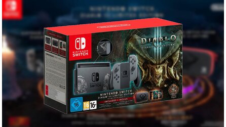 Nintendo Switch im Diablo-Design für 369 Euro - Joy-Con-Sets mit Super Mario Party