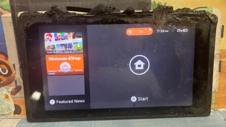 Nach Hausbrand: Spieler findet seine Nintendo Switch mit angeschmolzenen Gehäuse - und sie funktioniert noch tadellos
