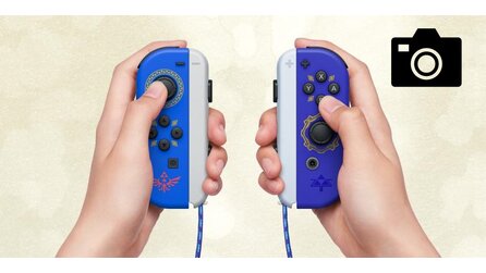 Praktische Switch-Funktion: Joy-Cons lassen sich als Fernauslöser für Handyfotos nutzen