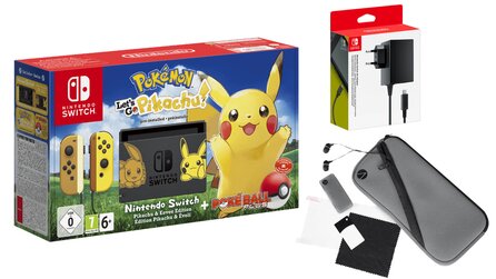 Nintendo Switch Pokémon Bundle + 2. Netzteil + Starter Pack - Nur 333 Euro bei MediaMarkt [Anzeige]