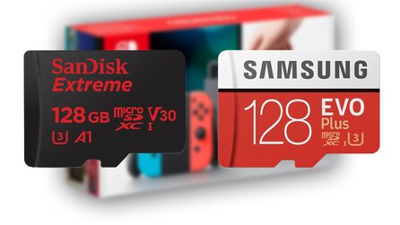 MicroSD-Karten für Nintendo Switch im Angebot bei Amazon - 128 GB von Samsung und SanDisk