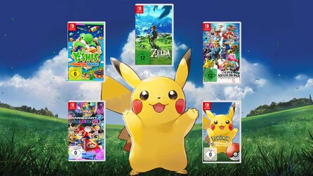 5 Nintendo Switch Spiele für 100 oder 150 Euro - Amazon Frühlings-Angebote-Woche [Anzeige]