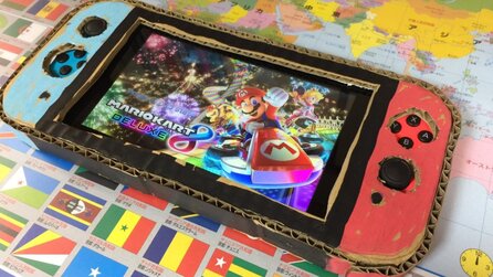 Überraschung - Vater ersetzt Papp-Konsole seines Sohnes durch echte Nintendo Switch