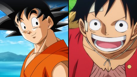 Das älteste Crossover von One Piece und Dragon Ball schickt Ruffy und Son Goku feiern - Kennt ihr es?
