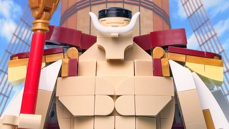 LEGO-Fan baut Whitebeard im Original-Größenverhältnis zu Ruffy und Fans finden es großartig