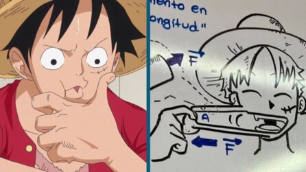 Lehrer benutzt One Piece als Beispiel im Physik-Unterricht - bei solchen Beispielen hätten wir damals bestimmt bestanden