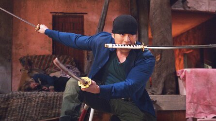 In One Piece Staffel 2 Folge 3 hat Mackenyu als Zorro tatsächlich gegen alle 100 Gegner gekämpft - und war dabei sogar verletzt