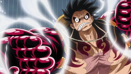 One Piece trifft auf Pokémon: Figurenhersteller gibt einem Monster Ruffys Gear 4-Form und es ist aufgerechnet Gengar