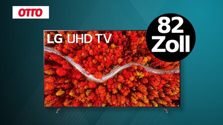 Fernseher mit 82 Zoll: 120 Hz 4K-TV für kurze Zeit günstig im Angebot [Anzeige]