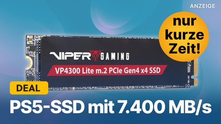 Nur für kurze Zeit: Schnelle PS5-SSD mit 1TB Speicher für nur 68€ abstauben!
