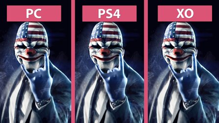 PayDay 2 - PC im Vergleich mit PS4 und Xbox One Crimewave Edition