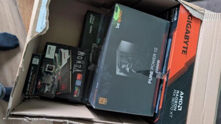 Deutscher PC-Fan bestellt haufenweise neue Hardware bei Cyberport - bei der Lieferung wurde so gepfuscht, dass die meisten Kartons verbeult und eingerissen sind