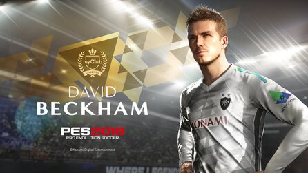 PES 2018 - Trailer stellt David Beckham als PES Legende vor