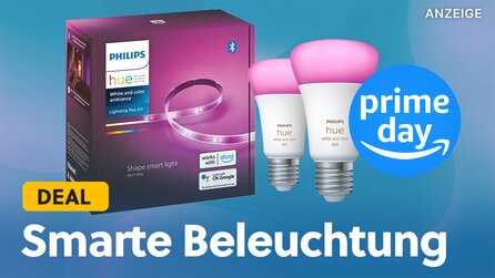 Philips Hue am Prime Day richtig stark reduziert: Diese Angebote sind ein wahrer Lichtblick!