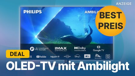 OLED 4K-TV im Angebot: Ambilight-Fernseher mit 120Hz + 55 Zoll günstig wie nie bei Amazon sichern