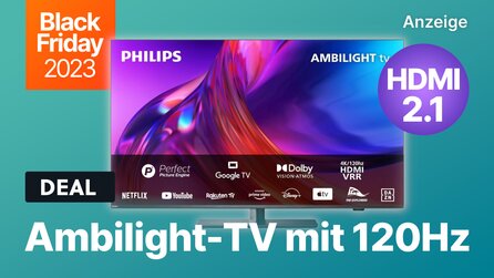 Gaming-TV zum Top-Preis: Ambilight, 120Hz und bis zu 75 Zoll im Amazon Black Friday Sale schnappen