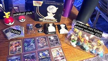Mutter von Pokémon-Fan arbeitet in Second Hand-Laden und bringt ihrem Sohn eine TCG-Box, Sammelfiguren und mehr mit - Community fragt: Kann ich adoptiert werden?