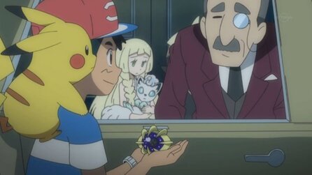 Dieses Pokémon aus der 7. Generation wiegt offiziell fast eine Tonne - und Ash kann es problemlos in einer Hand halten