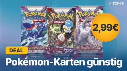 Pokémon-Karten günstig kaufen: Booster aus 2023 für nur 2,99€ im Angebot schnappen!