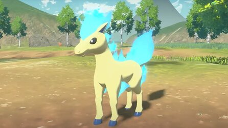 Pokémon-Legenden: Arceus wirft euch ein Shiny-Ponita geradezu hinterher