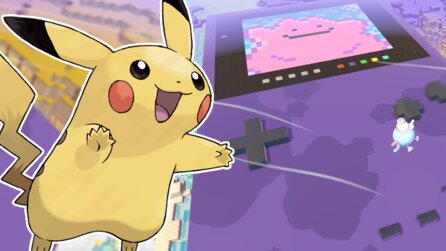Pokémon Pokopia-Spieler baut den lilanen Game Boy Color nach – in riesengroß und mit allen 8 Kanto-Arenen im Inneren