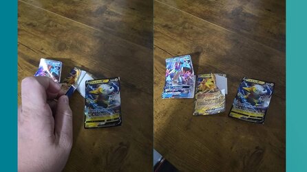 Pokémon-Sammler kauft sich einige Karten und ist überzeugt, dass sie gefälscht sind - zerreißt sie und will sein Geld zurück, aber wie sich rausstellt, sind die Karten echt