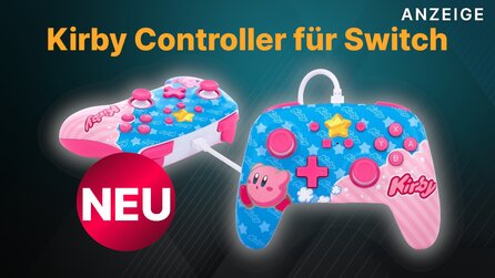 Neuer Switch-Controller: Holt euch jetzt das niedliche Kirby-Gamepad bei Amazon