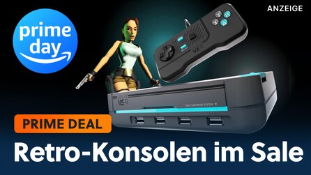 Retro-Action mit Lara Croft und mehr: Diese Konsolen für Retro-Gaming sind am Prime Day lachhaft günstig!
