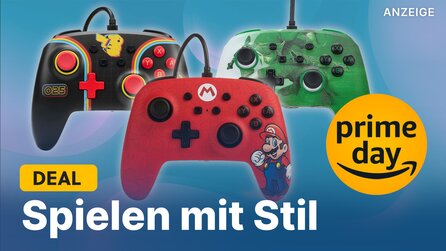 Pokémon, Zelda + Mario: Diese schicken Switch-Controller gibt’s zum Prime Day im Angebot