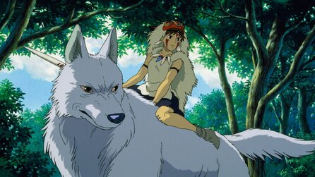 Dieses Cosplay von Prinzessin Mononoke mit einem echten Wolf ist einfach umwerfend