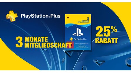 PlayStation Plus 3 Monate für nur 18,49 Euro - 25% Rabatt bei Gamesrocket und Amazon