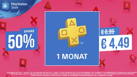 PS Plus – Holt euch jetzt das Monatsabo mit 4 Gratisspielen für 4,49€ [Anzeige]