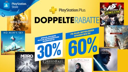 PS Store – Mit PS Plus jetzt doppelte Rabatte auf über 100 PS4-Spiele sichern [Anzeige]