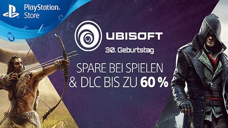 Sale im PlayStation Store - Über 250 Rabatt-Angebote zum 30. Geburtstag von Ubisoft