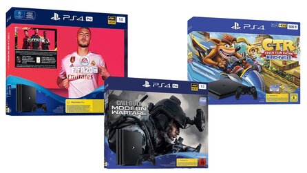 Angebote bei Amazon + MediaMarkt: PS4 Pro und PS4 Slim günstiger [Anzeige]